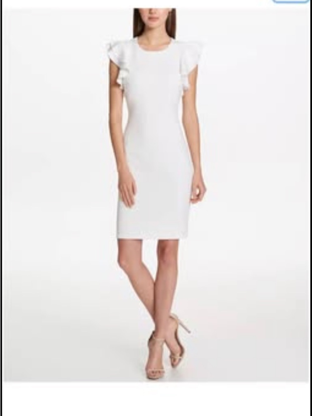NWT SIZE 6 Tommy Hilfiger Women's Flutter Sleeve Scuba Dress